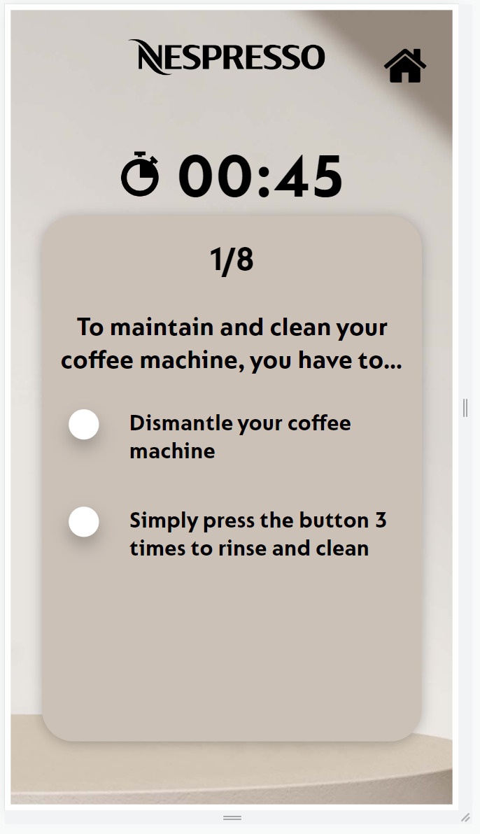FMCG quiz application